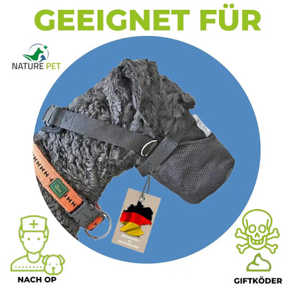 Nature Pet Giftköderschutz für Hunde – Maulkorb gegen Giftköder & Leckschutz Nature Pet