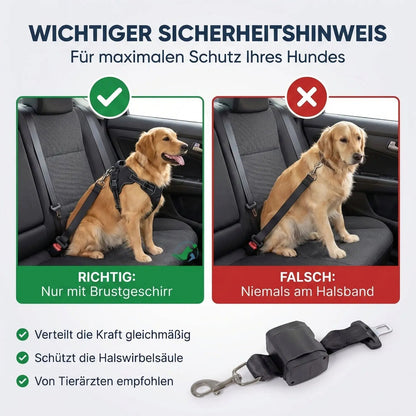 Hundesicherheitsgurt ausziehbar