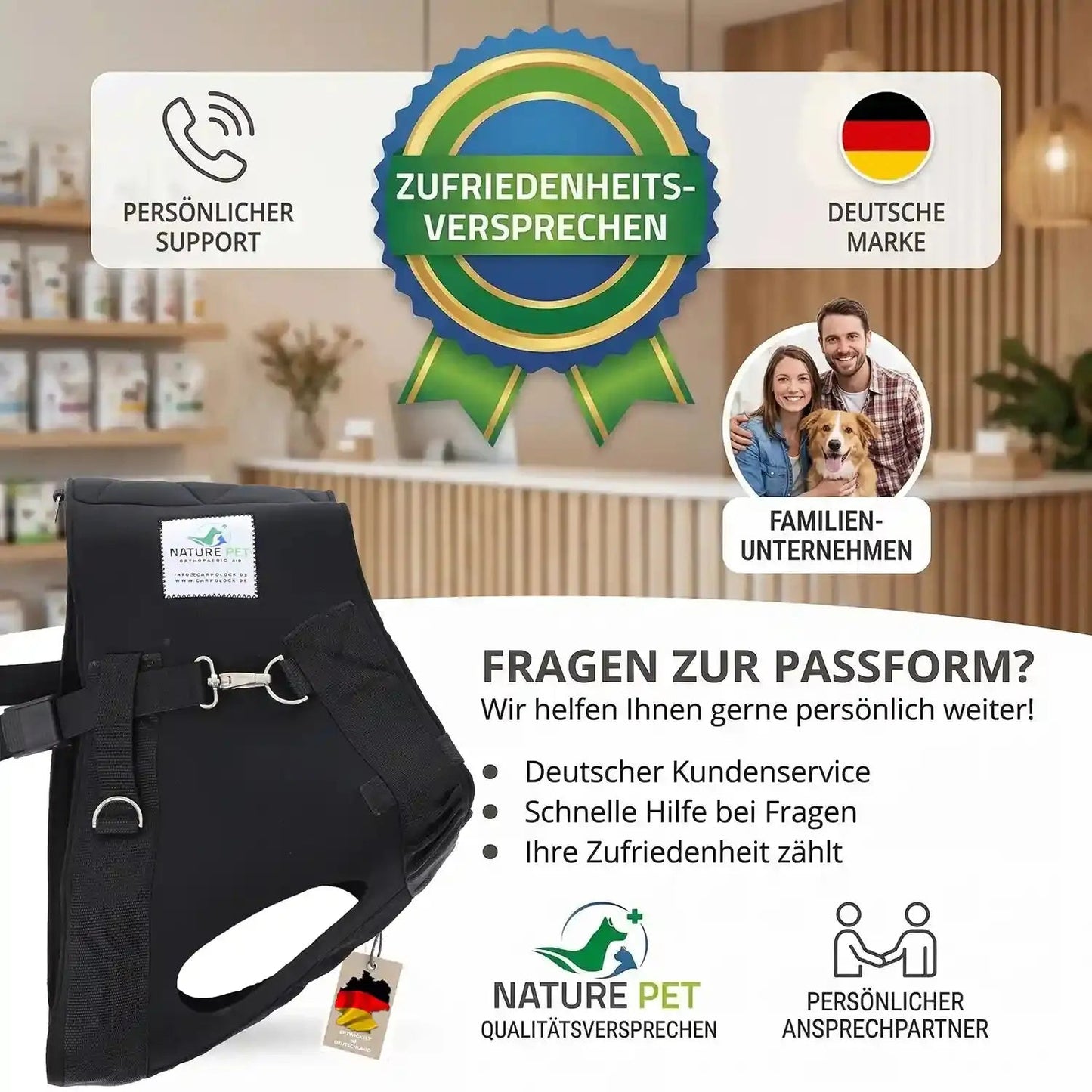 Hundeexpander, Rehageschirr für Probleme an den Hinterläufen