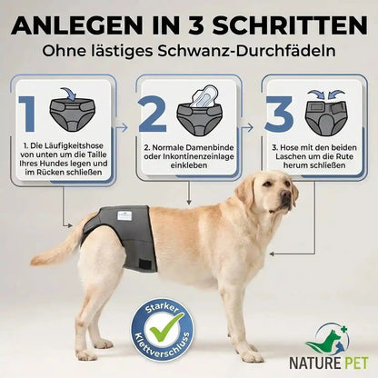 Läufigkeitshose für Hündinnen