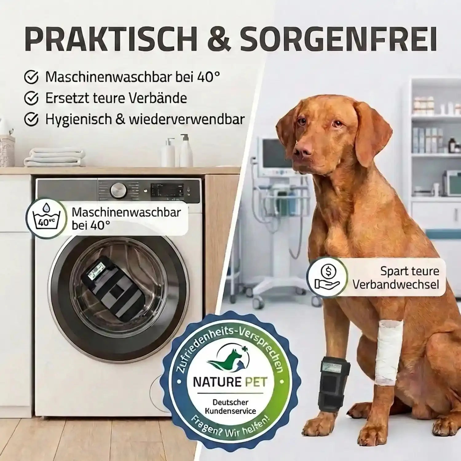Thermoplast-Bandage für Hunde