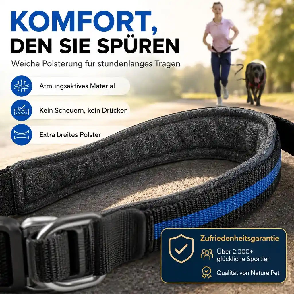Freihand Joggingleine für Hunde