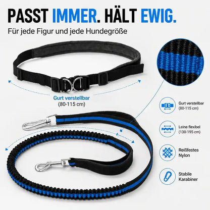 Freihand Joggingleine für Hunde