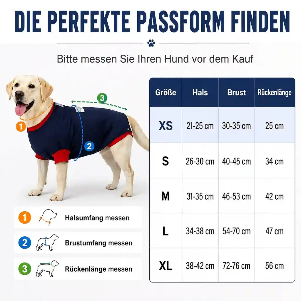 Hunde OP Body | Schutzanzug &amp; Beruhigungsshirt für Hunde