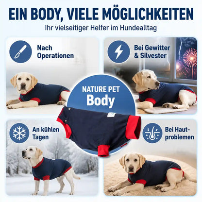 Hunde OP Body | Schutzanzug &amp; Beruhigungsshirt für Hunde