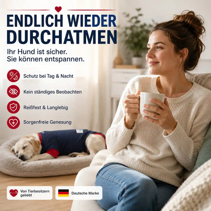 Hunde OP Body | Schutzanzug &amp; Beruhigungsshirt für Hunde